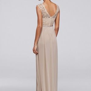 Gold bridesmaid formal dress. Brand new